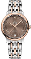 Omega Taupe Dial Steel Rose Gold