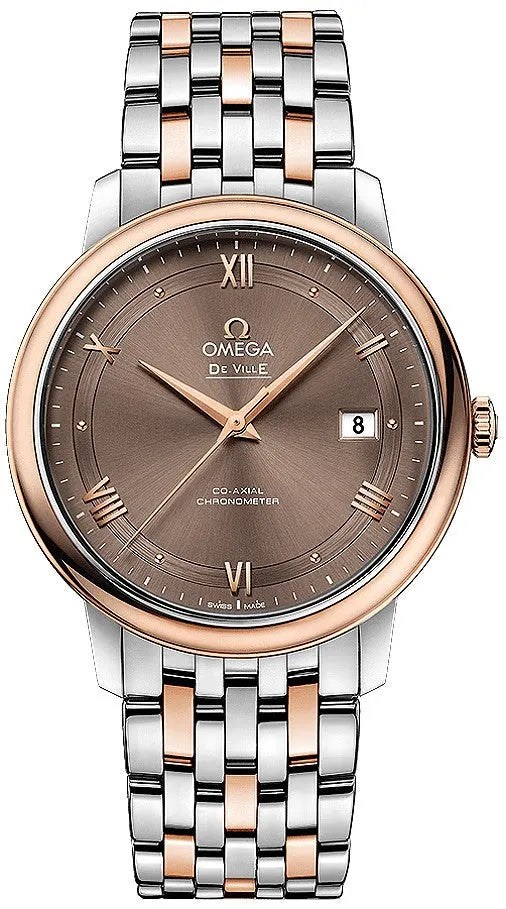 Omega Brown Dial Two-Tone de