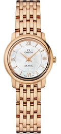 de Omega Rose Gold Pearl Dial
