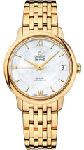 Omega De Ville Gold Watch Mother of Pearl Dial
