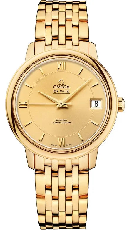 bracelet Omega De Ville Prestige Gold