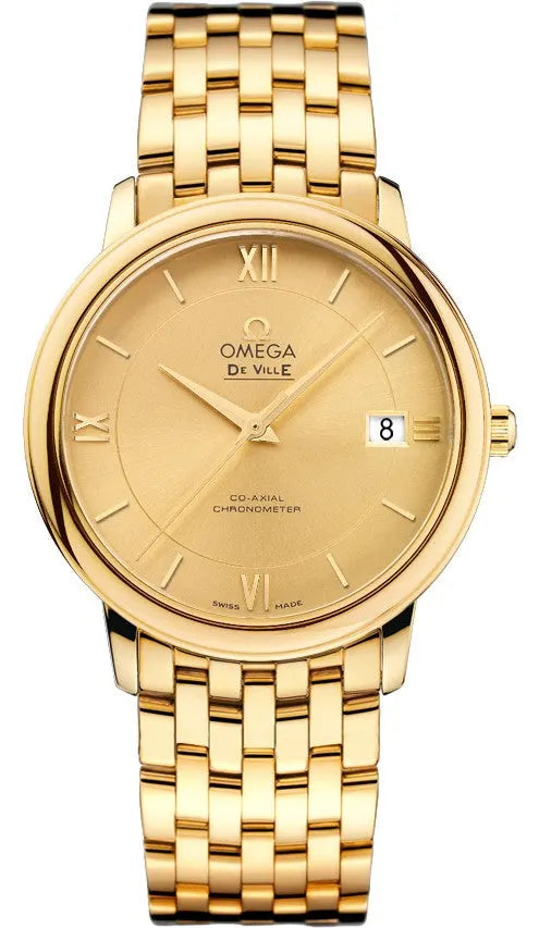 de Omega Gold Bracelet Watch