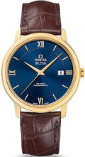 Omega De Ville Blue Dial Gold