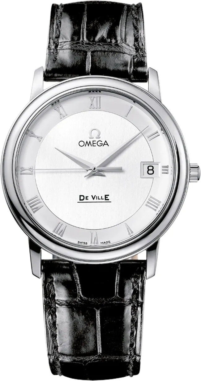 prestige Omega De Ville Black Leather