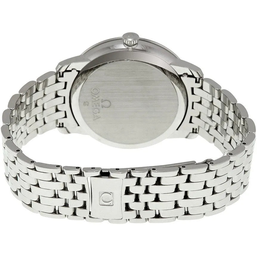 Omega Silver Dial Steel de - Hình 3