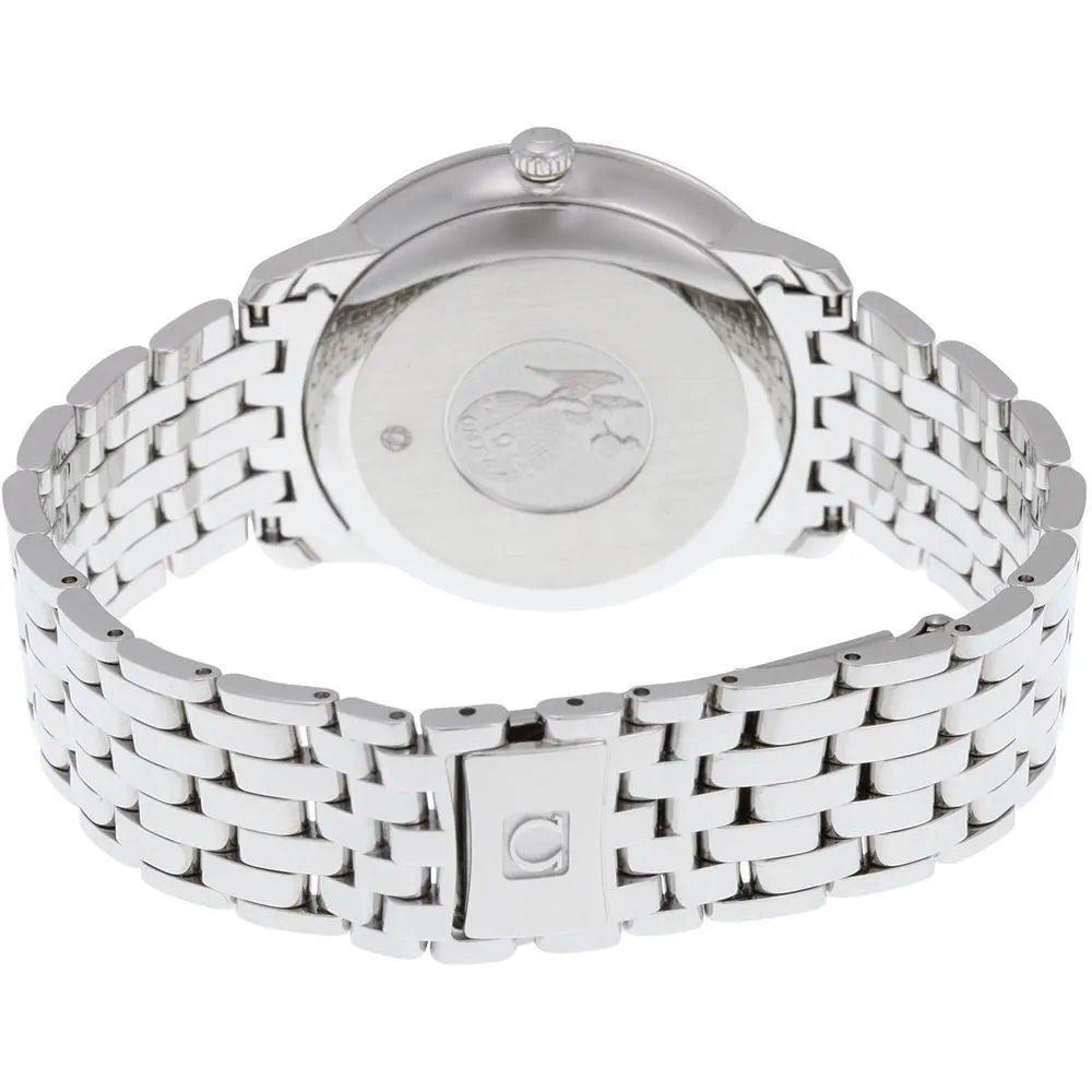 co Omega De Ville Black Dial Steel - Hình 3