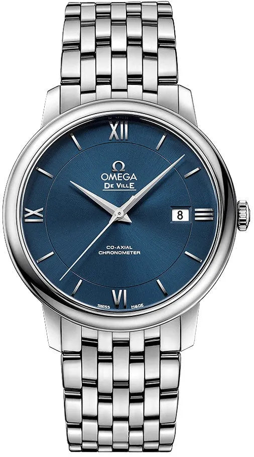 Omega De Ville Blue Dial Steel