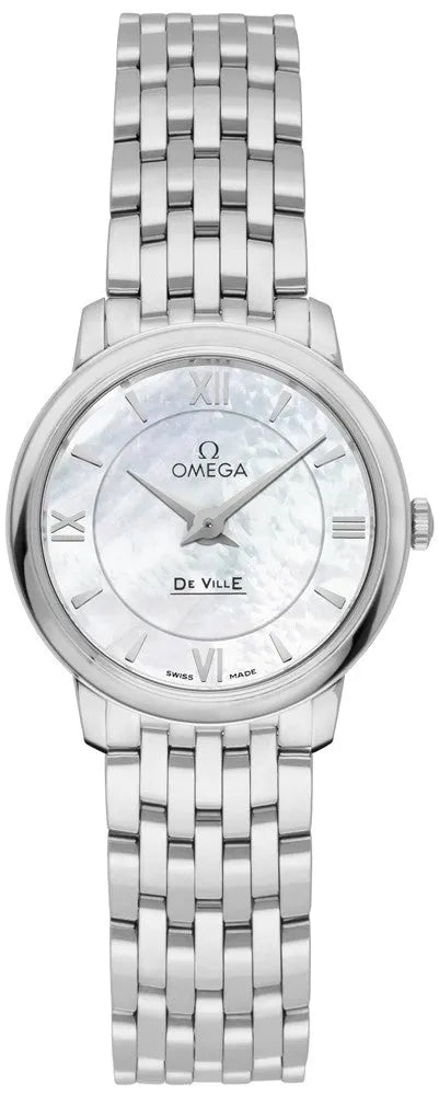 Omega Mother Pearl Steel Watch