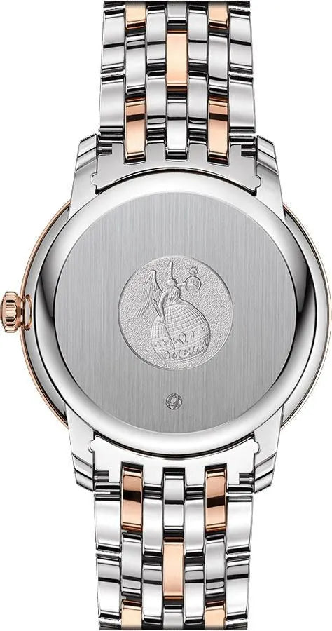 Omega Rose Gold Steel Silver Dial - Hình 2