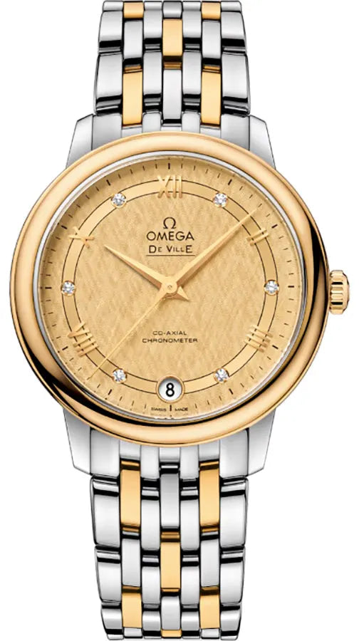 Omega De Ville Diamond Gold