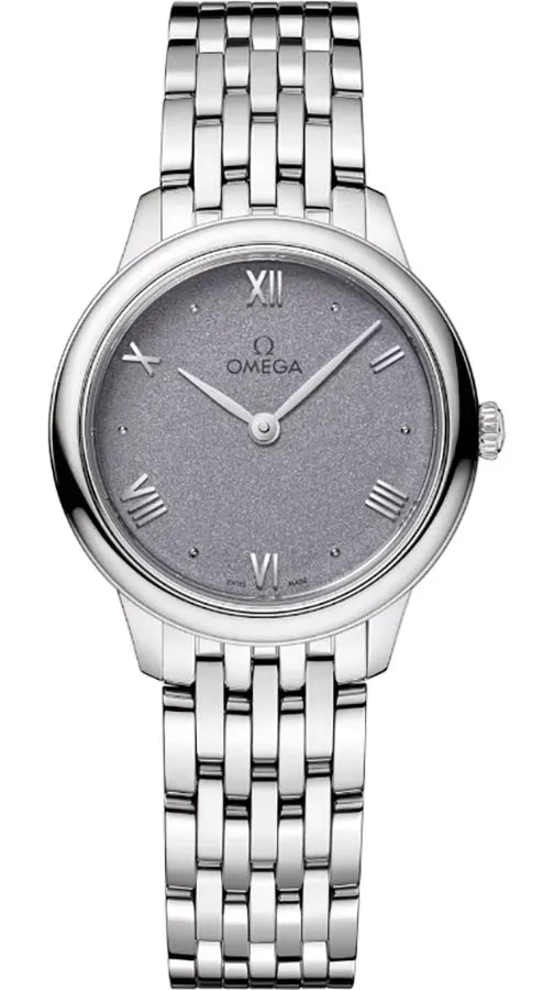 Omega Grey Dial Steel Ladies Watch