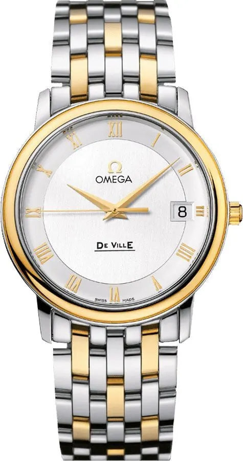 Omega De Ville Two-Tone Steel Gold