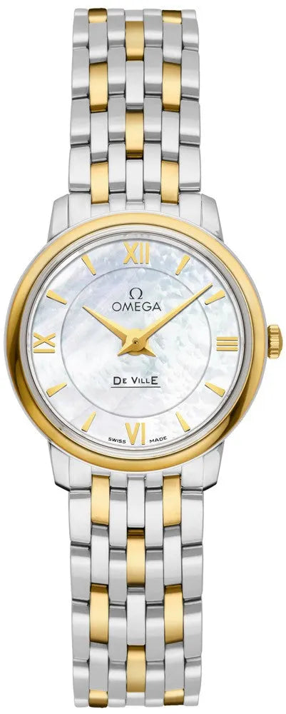 de Omega Two-Tone Steel Watch