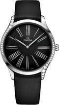 de Omega Diamond Bezel Black Strap