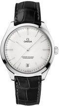 de Omega Silver Dial Black Leather – Omega De Ville Prestige Silver