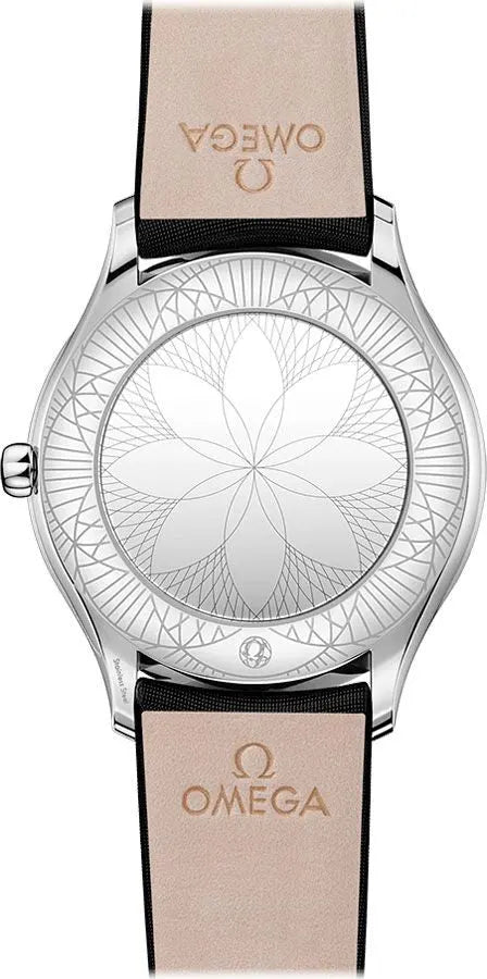 Omega De Ville Diamond Bezel Black Fabric - Hình 2
