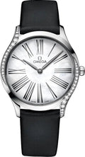 Omega De Ville Diamond Bezel Black Fabric
