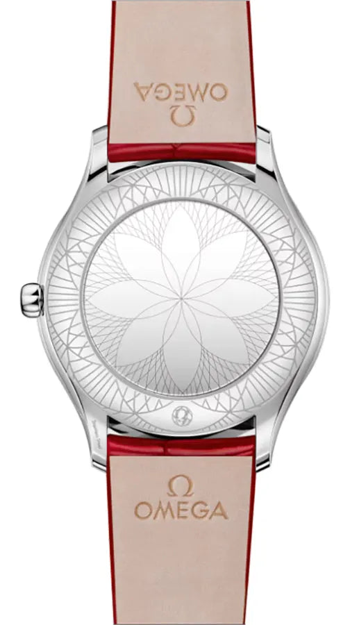 Omega Diamond Red Leather - Hình 2