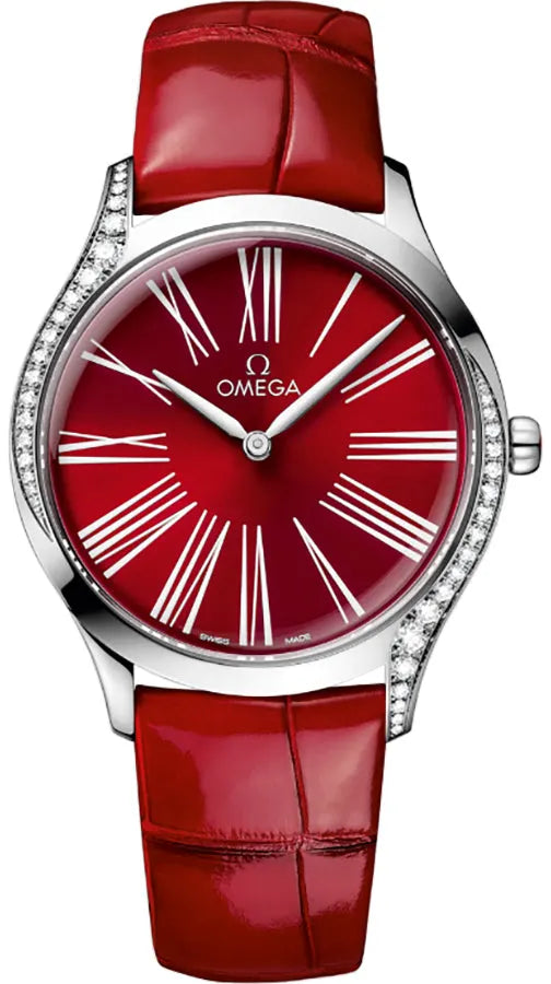 Omega Red Dial Diamond