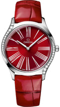 Omega Red Dial Diamond