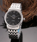 Omega De Ville Black Dial steel