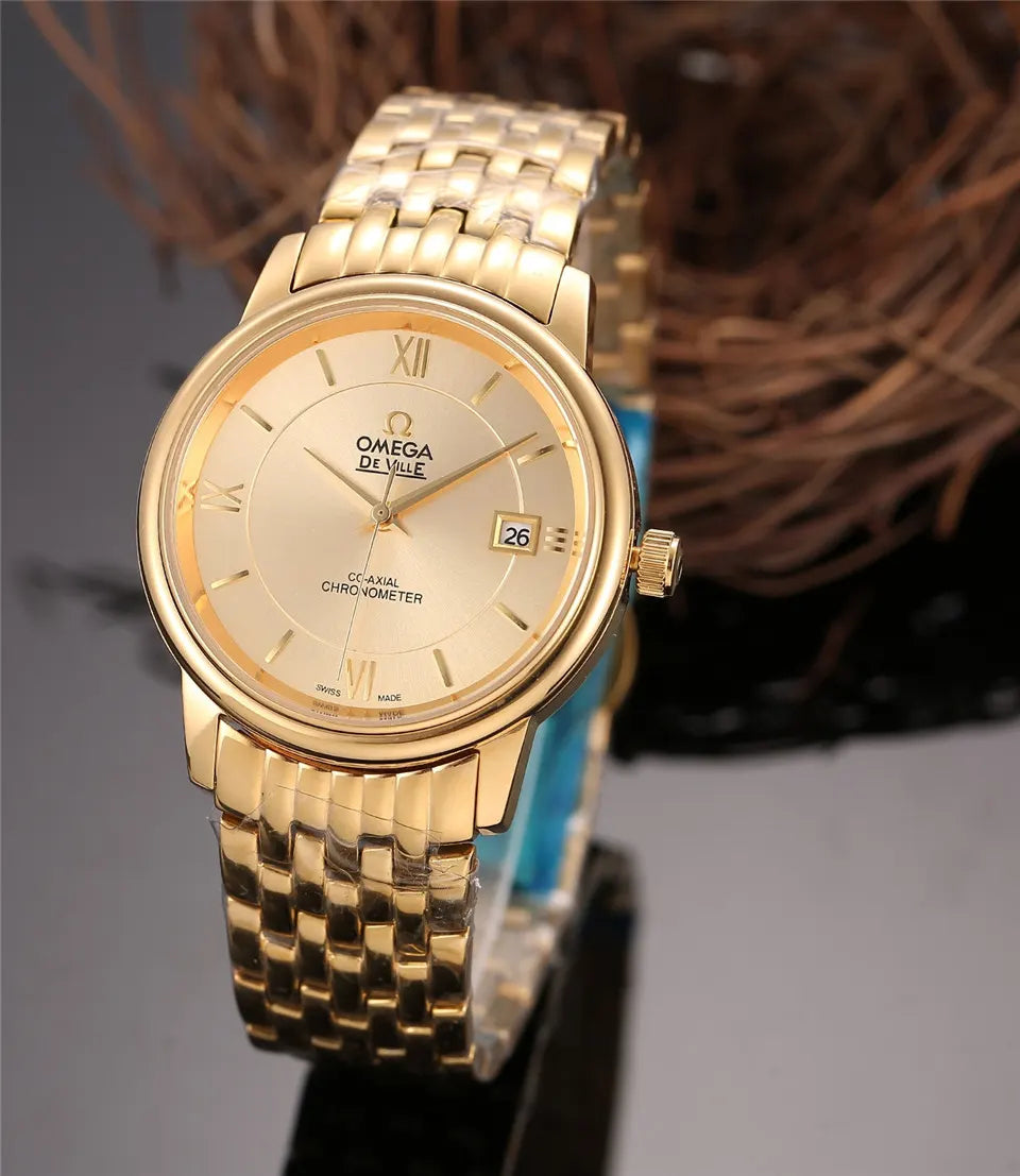 bracelet Omega De Ville Gold Dial