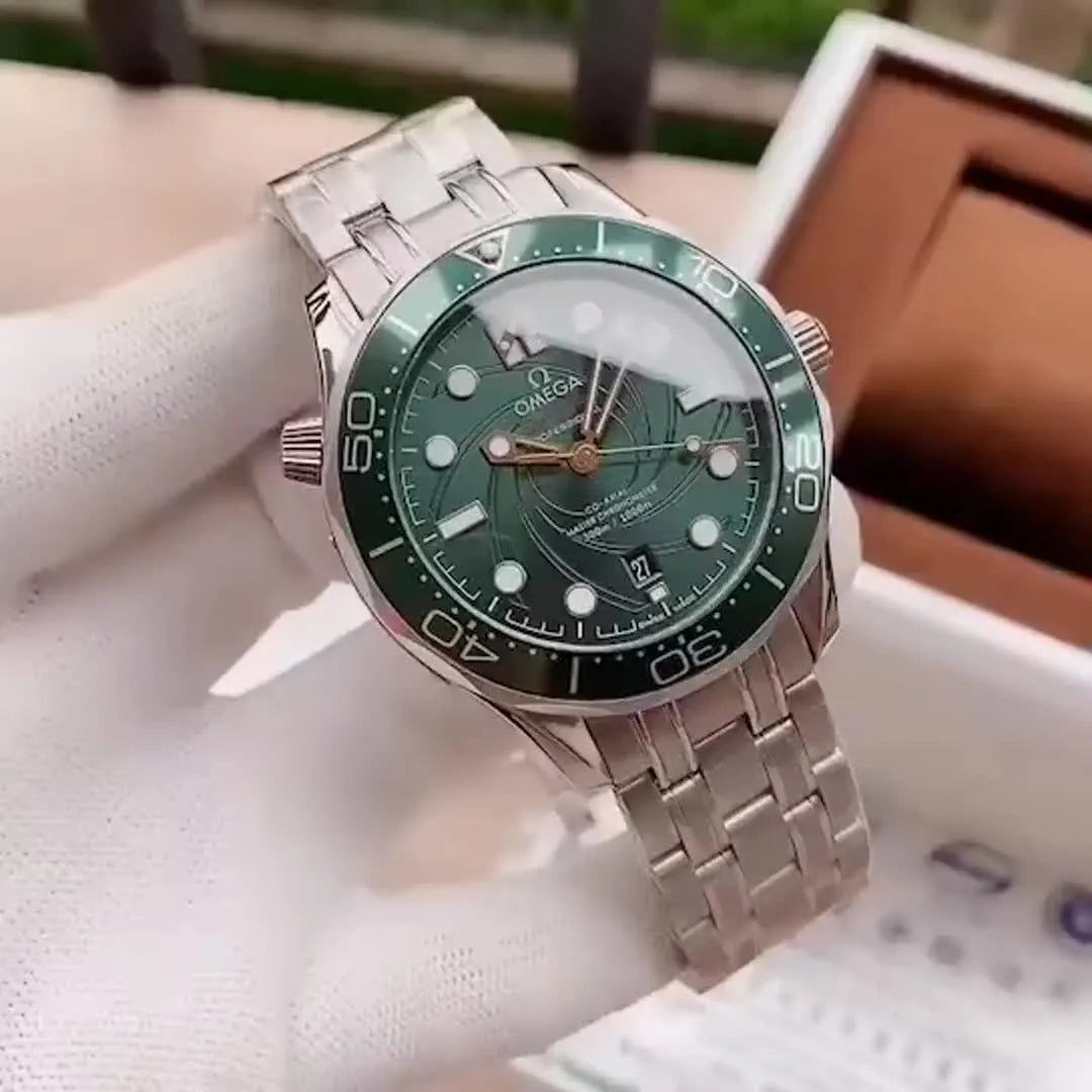 seamaster limited Omega Green Dial Steel