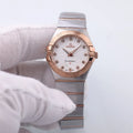constellation Omega Rose Gold Diamond Steel
