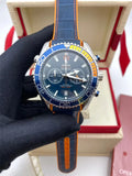 Omega Blue Orange Chronograph