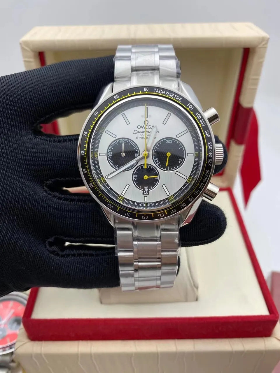 Omega Speedmaster Silver Dial steel