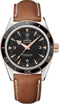 Omega Black Dial Leather