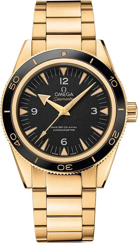 Omega Gold Black Dial