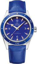 Omega Seamaster Blue Croco Leather