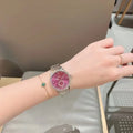 Pink Dial Diamond Watch