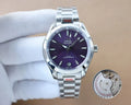 Omega Purple Dial Steel