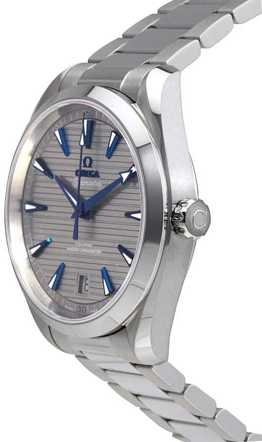 seamaster Omega Grey Dial Blue - Hình 2