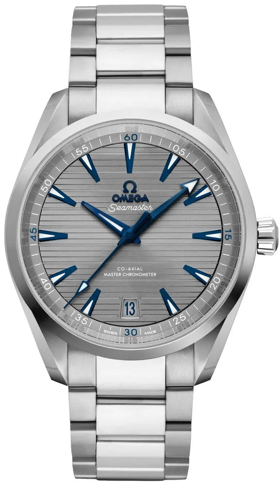 seamaster Omega Grey Dial Blue