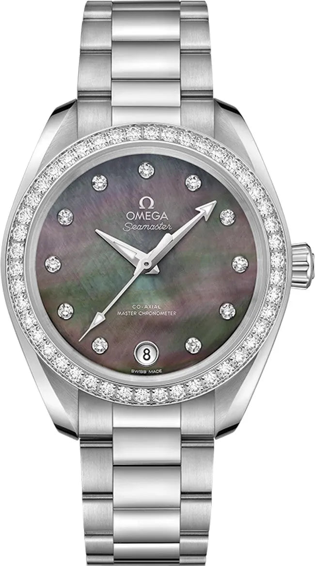 Omega Diamond Bezel Steel Watch seamaster