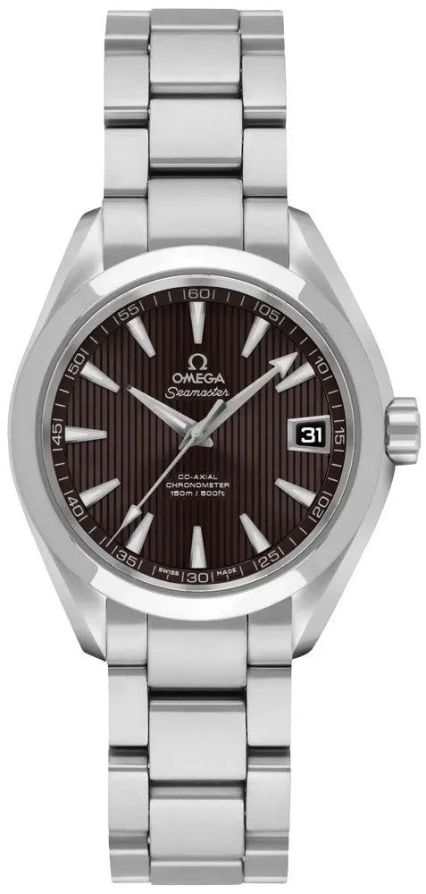 Omega Brown Ribbed Dial