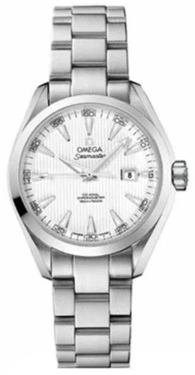 Omega Silver Dial Steel Bracelet