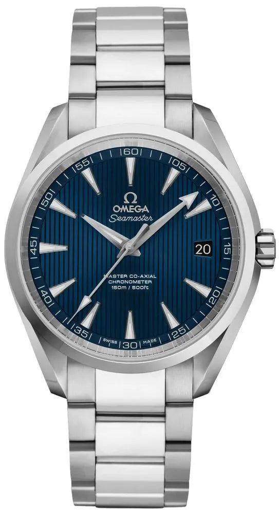Omega Blue Dial Steel Bracelet seamaster aqua