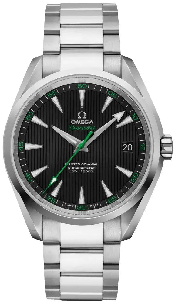 accents Omega Black Green Seamaster