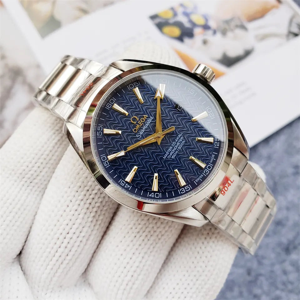 Omega Blue Wave Dial - Hình 3