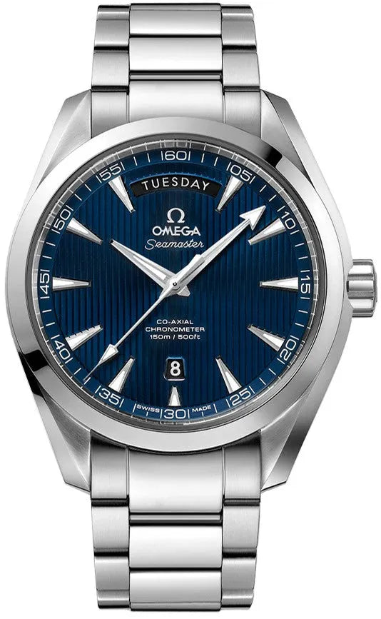 seamaster aqua Omega Blue Dial Steel Bracelet