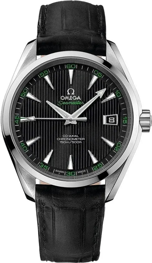 Omega Black Green Seamaster