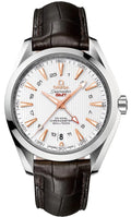 Omega GMT White Brown Leather