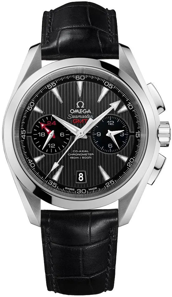Seamaster GMT Black Leather