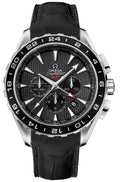 Omega GMT Black Leather seamaster