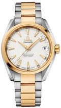 Omega White Dial Gold Steel