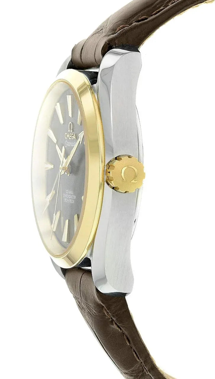Omega Brown Striped Dial - Hình 3